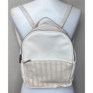 Wild Fable White Faux Leather Backpack Bag
